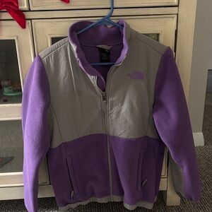 The North Face Kids Jacket in Purple and Gray